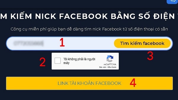 Cách tìm bạn trên fb bằng số điện thoại