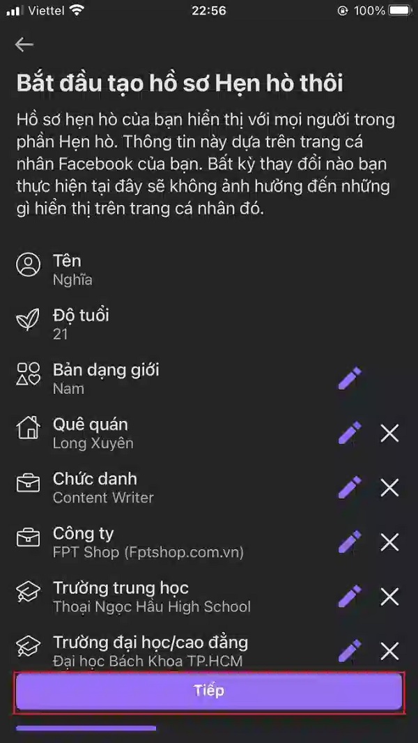 Hướng dẫn bật tính năng hẹn hò Fb