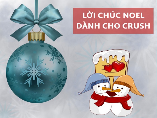 chúc giáng sinh crush