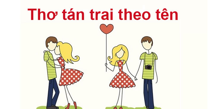 thơ tán trai theo tên